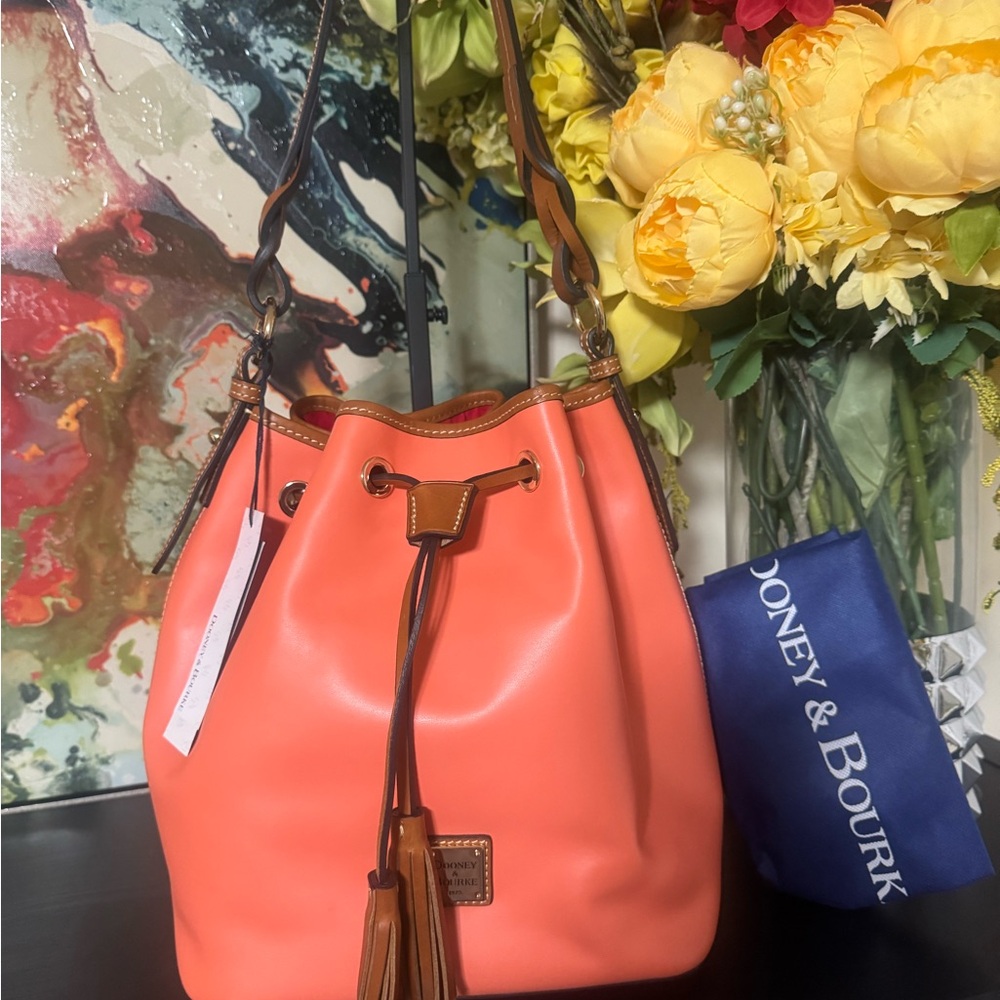 Dooney & Bourke Vibrant Orange Shoulder Bag / NWT